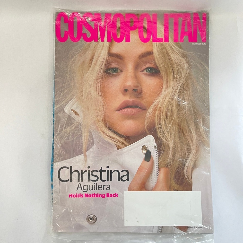 Cosmopolitan Magazine October 2018 Christina Aguilera Holds Nothing Back - New